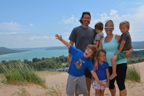 Sleeping Bear Dunes Family Pic