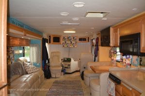 RV Remodel: How to fit 6 people and 2 large dogs in a Class A RV