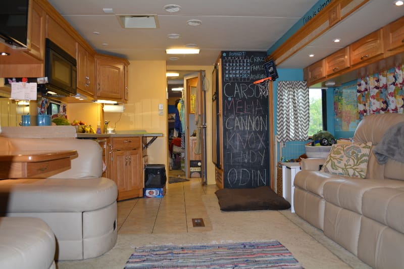 Here is what it looks like when you first walk in the door.