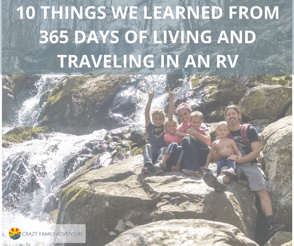 10 things We've Learned From Traveling in an RV for a Year