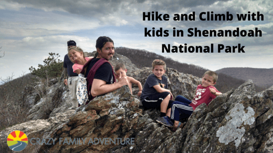 Hike and Climb with kids in Shenandoah National Park