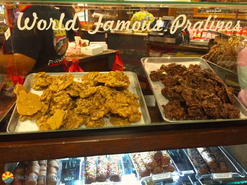 Grabbing some pralines is a must for things to do with kids in Savannah Georgia 