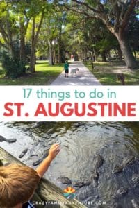 There are so many great things to do in St. Augustine with kids. Make Ponce de Leon proud by visiting these 17 great places when in St. Augustine, Florida!