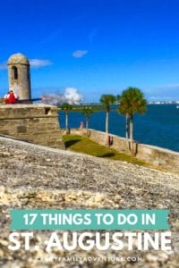 There are so many great things to do in St. Augustine with kids. Make Ponce de Leon proud by visiting these 17 great places when in St. Augustine, Florida!