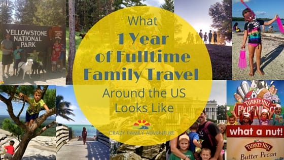 What One Year of Fulltime Family Travel Around the US Looks Like