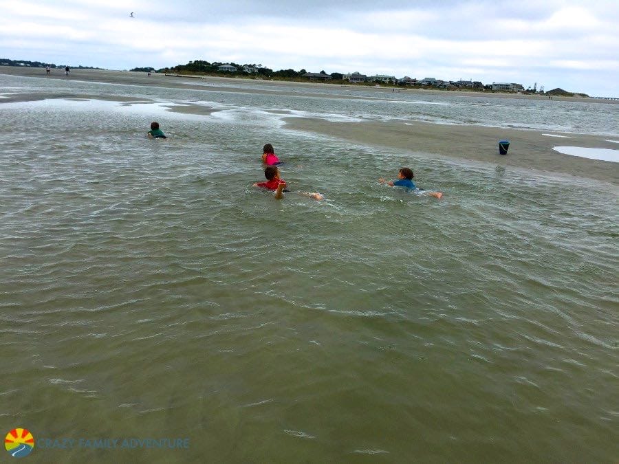 More swimming with clothes on? YES!