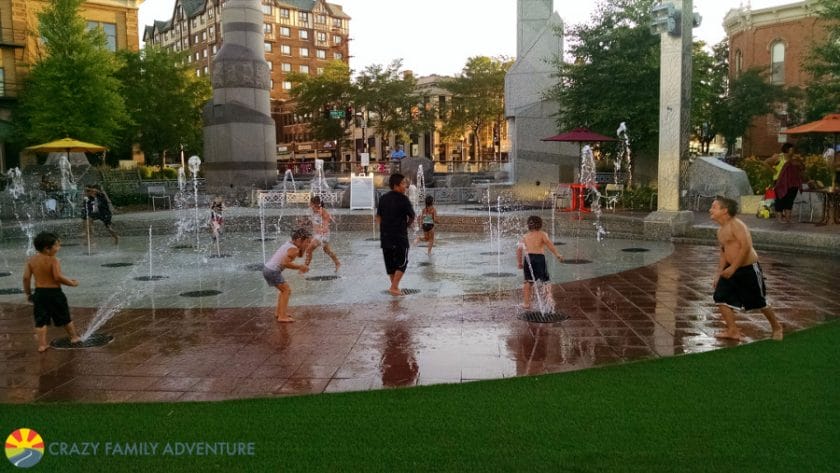 splashpad South Dakota Family Vacation