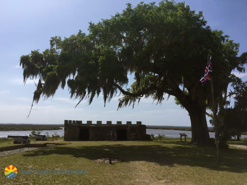 Things to do on Jekyll Island with kids fort frederica 3