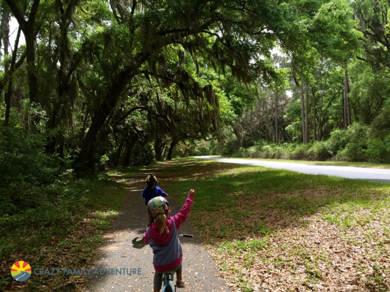 Things to do on Jekyll Island with kids bike trails