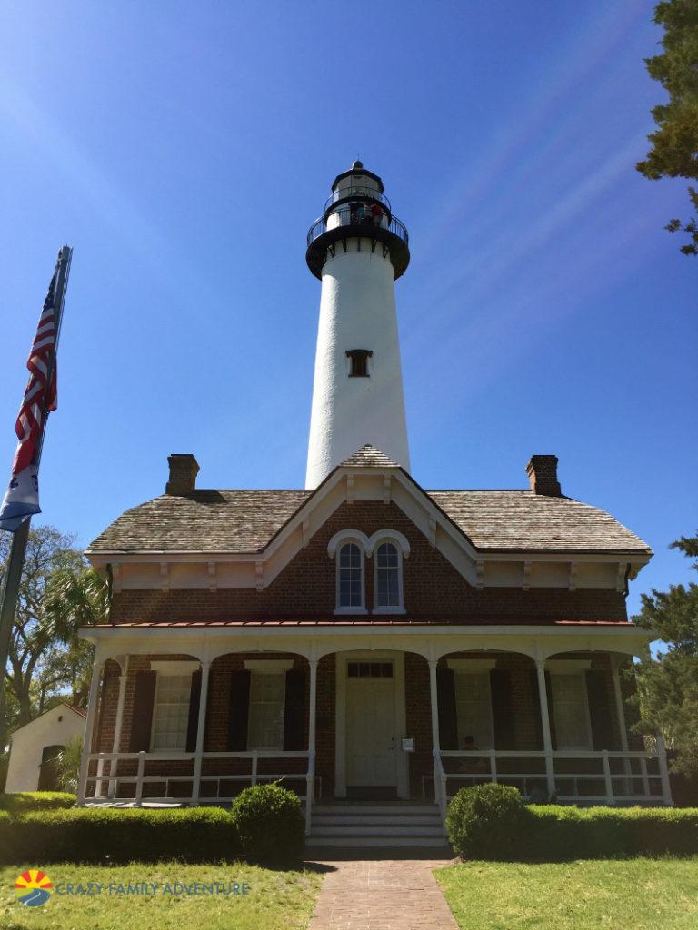 Things to Do with kids on Jekyll Island St Simons Island Lighthouse