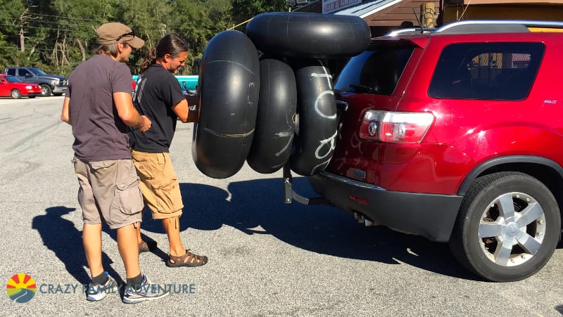 Loading up for some tubing by Orlando