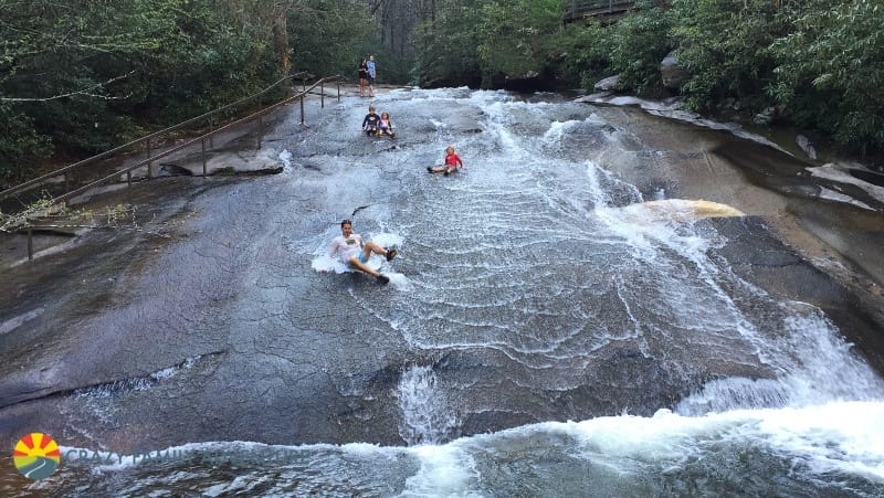 Hiking With Kids By Asheville Sliding Rock