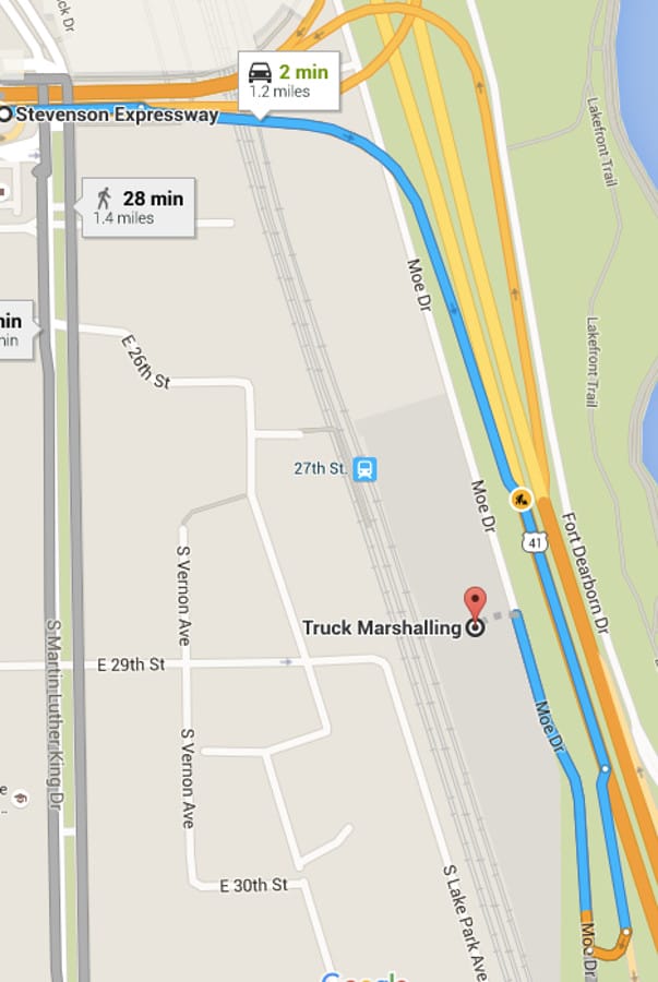 Directions to the best RV park near Chicago