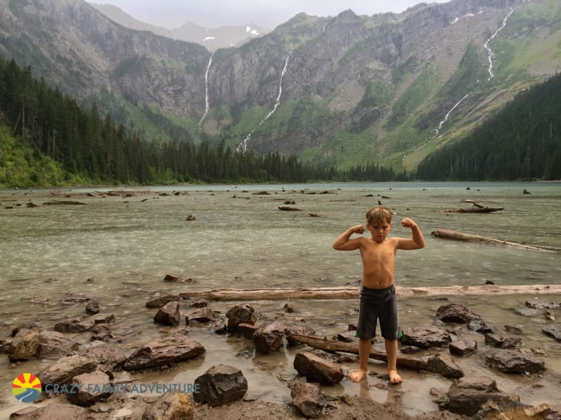 Cannon feeling strong after hiking to Avalanche Lake in Glacier National Park