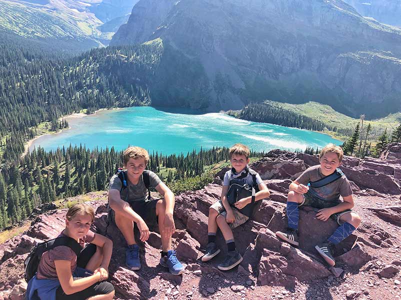 Grinnell Glacier one of the best hikes in Glacier National Park