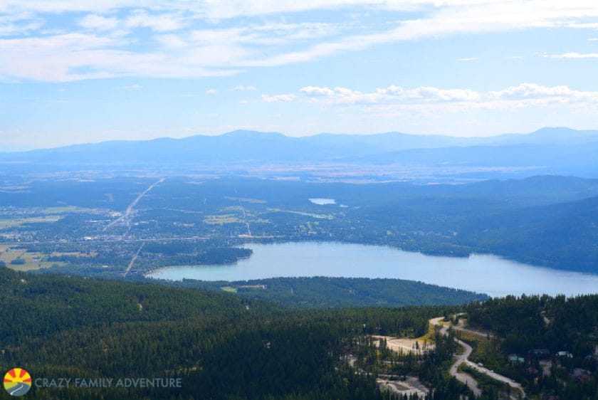 View of Whitefish Lake from the Scenic Lift