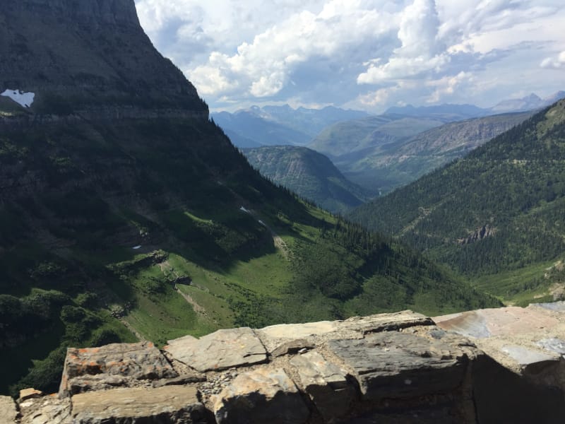 Going to the Sun Road overlook