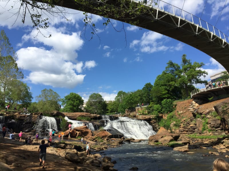 Great city park in Greenville, SC.