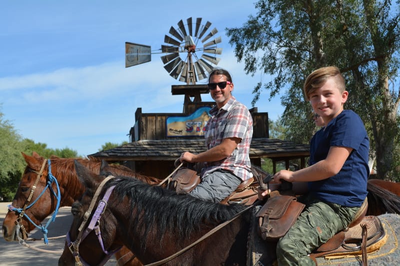 For things to do in Tucson with kids White Stallion Ranch was at the top of our list.