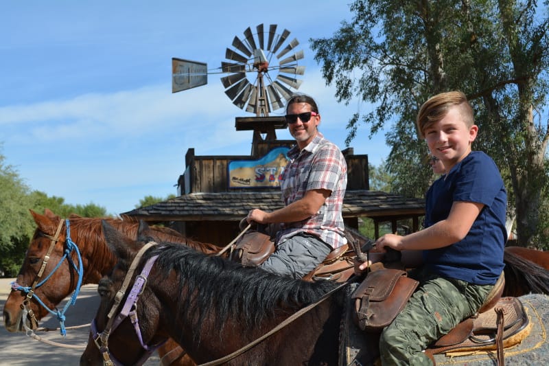 For things to do in Tucson with kids White Stallion Ranch was at the top of our list. 