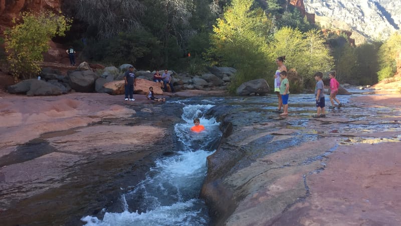 Sliding Rock State Park in Sedona, AZ