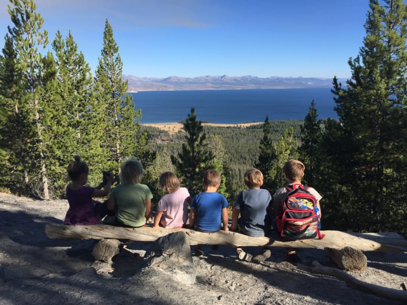 The view from Elephant's Back in Yellowstone National Park