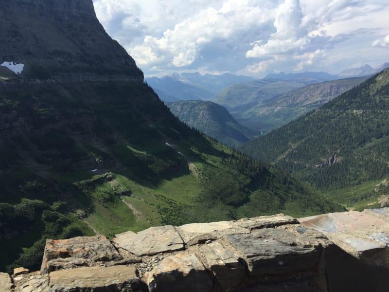 The Going to the sun road is a great thing to do in Glacier National Park with kids.