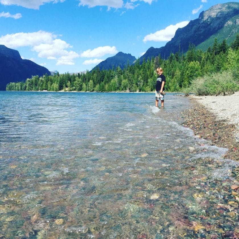 Lake McDonald is a great thing to do in Glacier National Park with kids.