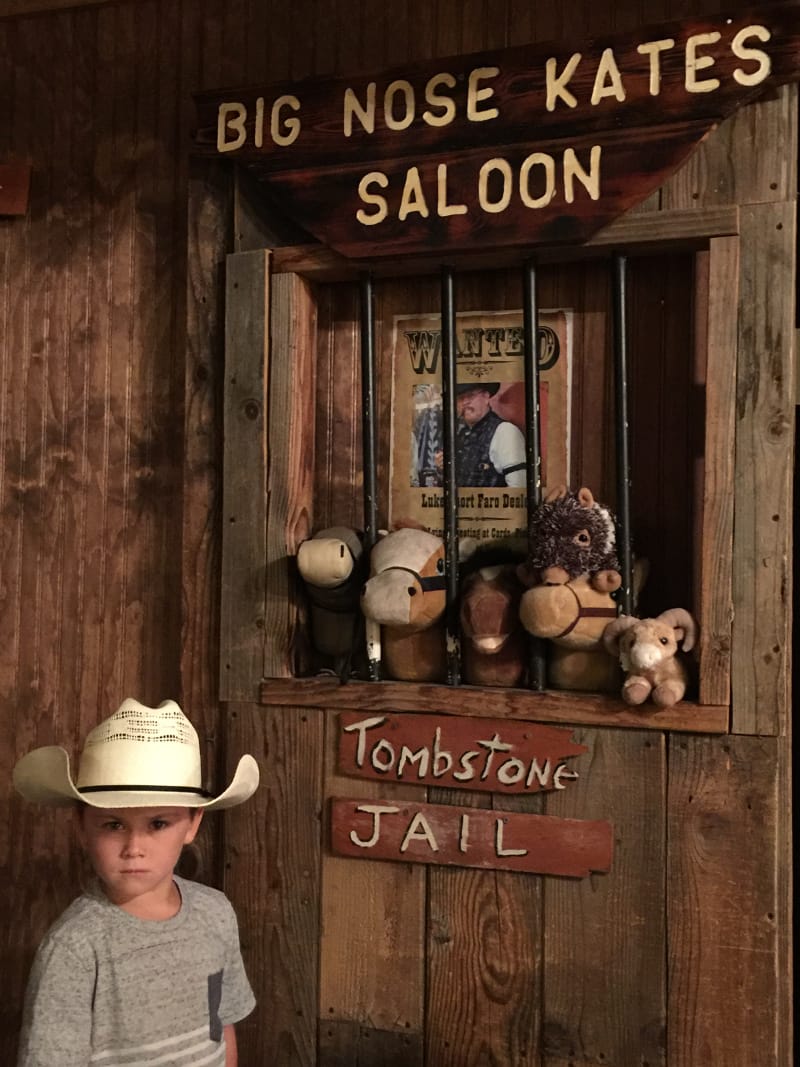 Big Nose Kates Sallon is a great place to visit by Tucson with kids