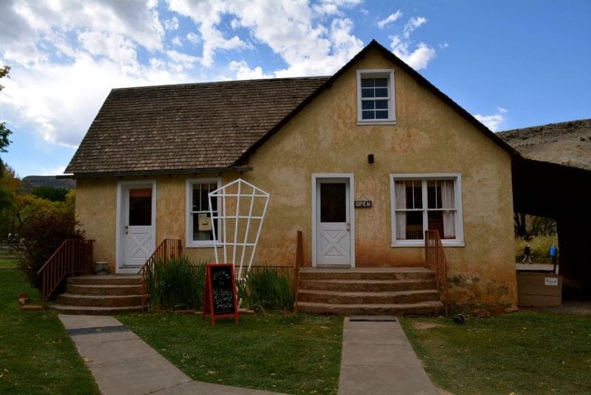 Stop in the Gifford House for a baked good on your Utah road trip