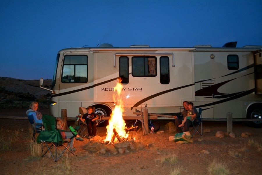 The BLM land just outside of Goblin Valley State Park is a great free stop on this Utah road trip