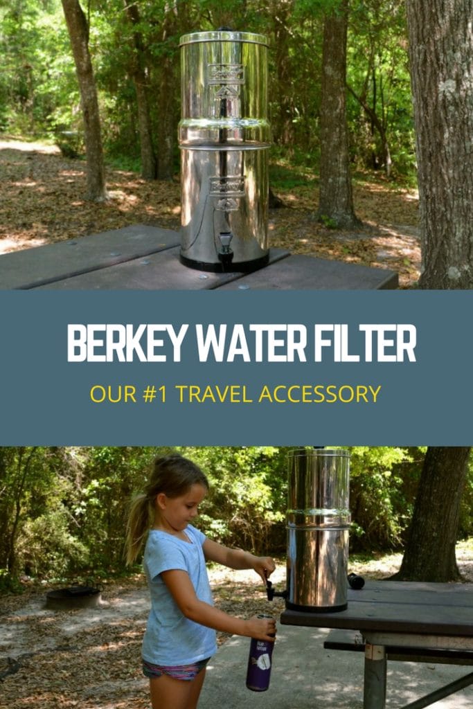 Berkey Water Filter. A great way to get filter water in your RV!