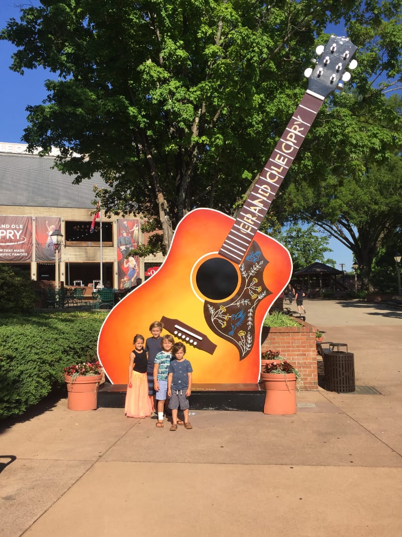 Outside the Grand Ole Opry