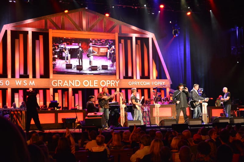 Montgomery Gentry performing at the Grand Ole Opry