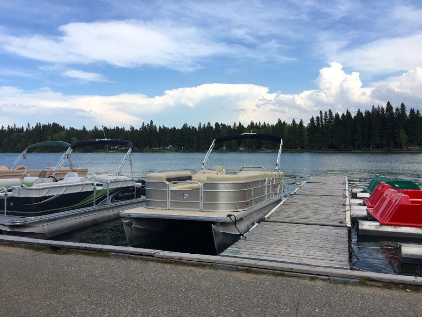 Rent a boat at Clear Lake Riding Mountain National Park