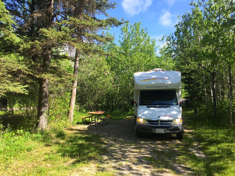 Wasagaming Campground in Riding Mountain National Park