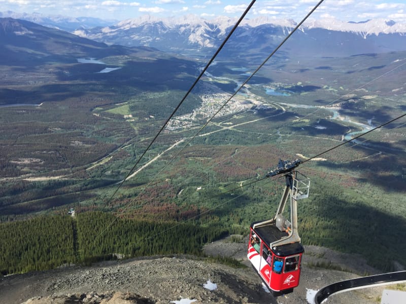 SkyTram in Jasper National Park