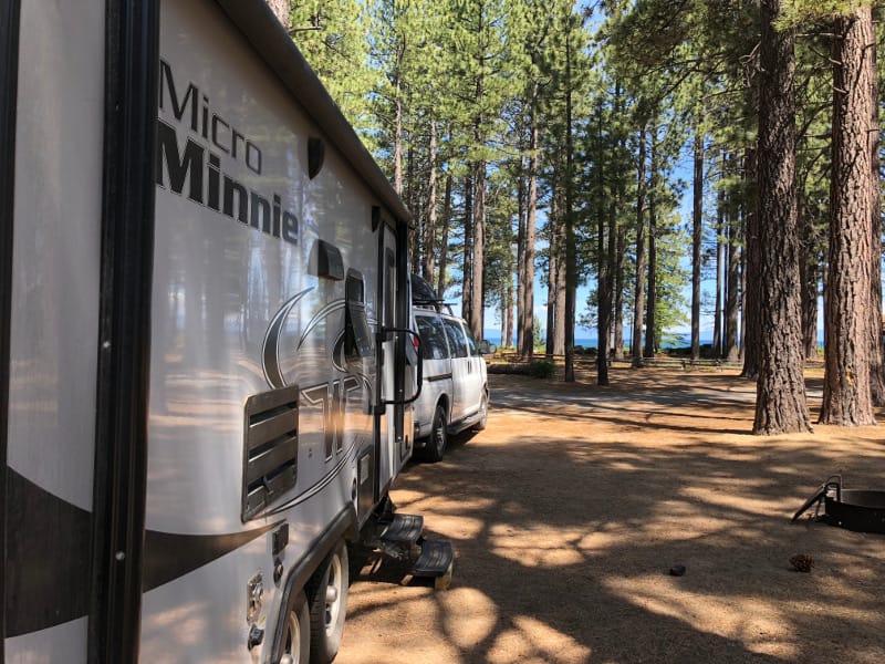 campground by the Lake in lake tahoe