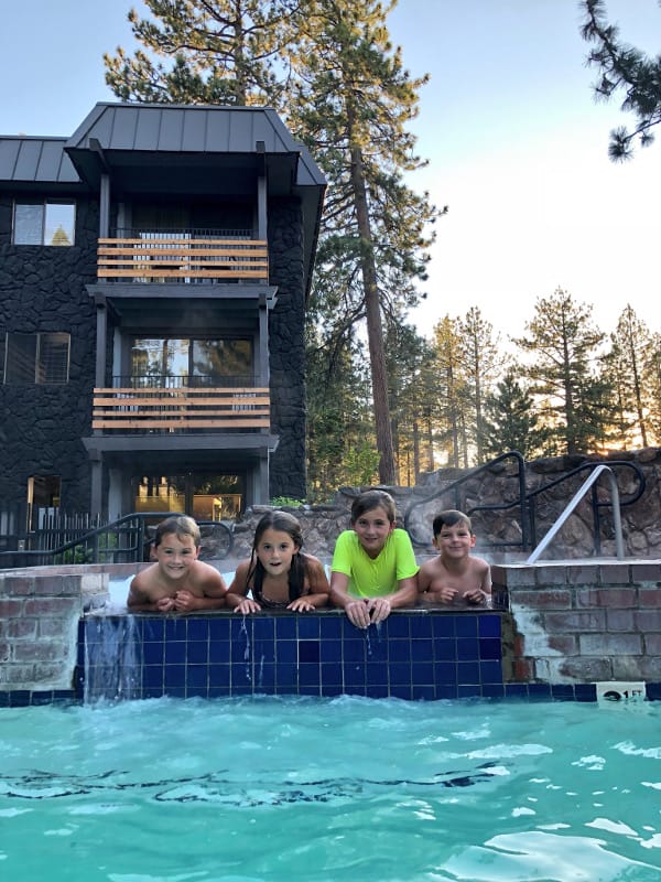 hotel azure in lake tahoe hot tub