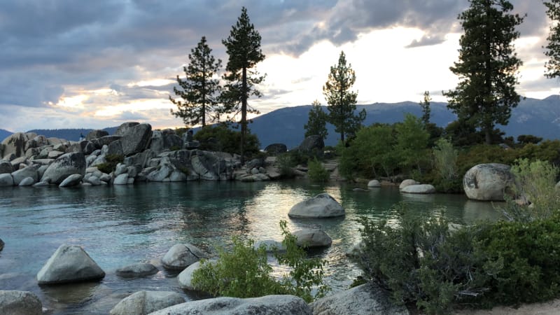 nevada side beaches