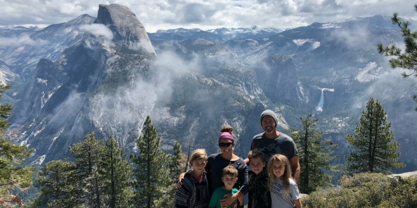 family trip to yosemite national park