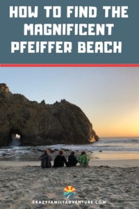 How to find the magnificent Pfeiffer Beach in Big Sur California. This hard to find beach isn't easy to find but it is well worth it! Check out our post for all the details on how to get there.