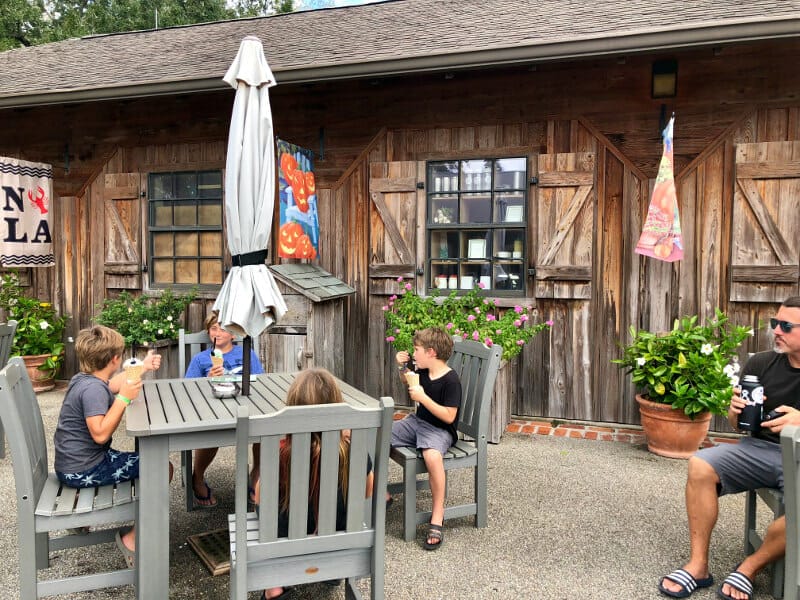 Ice Cream at the plantation