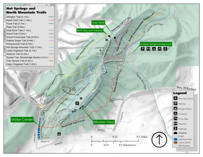 hot spring map