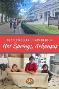 There are so many cool things to do in Hot Springs, Arkansas! When we were heading in I started to do research on the area and was pleasantly surprised by all the fun things we could do with our kids.