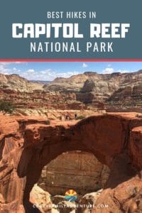 We love hiking in Capitol Reef! It is an awesome place and in this post we share 8 of the best hikes in Capitol Reef National Park!