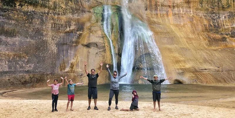 Calf Creek Falls in Grand Staircase Escalante 