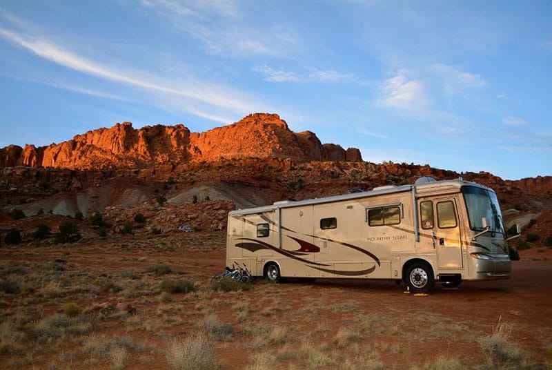Camping by Capitol Reef