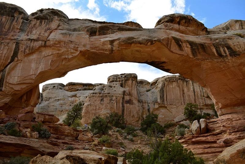 Hickman Bridge in Capitol Reef