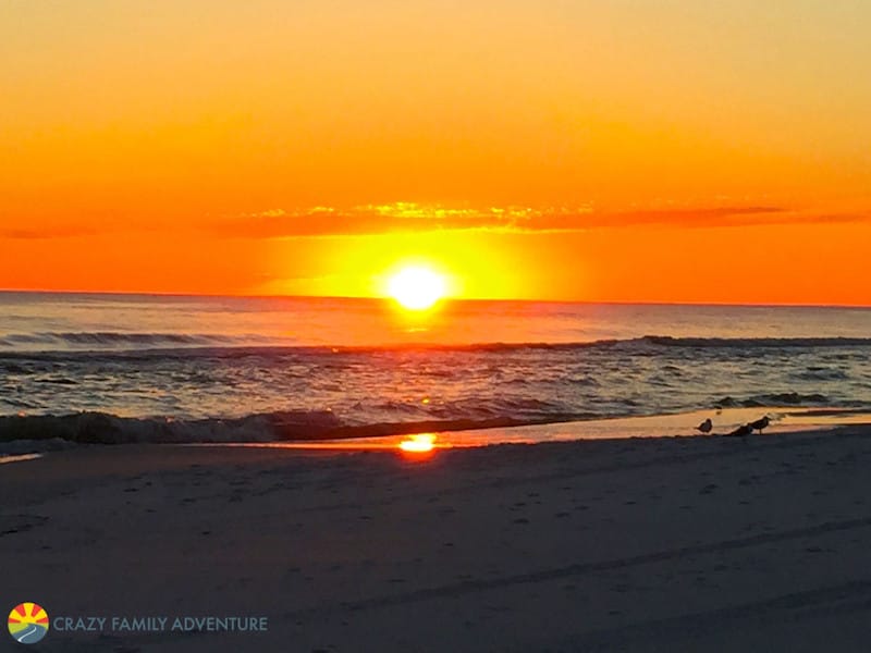 Watching the sunset over the water in Destin is a must! 